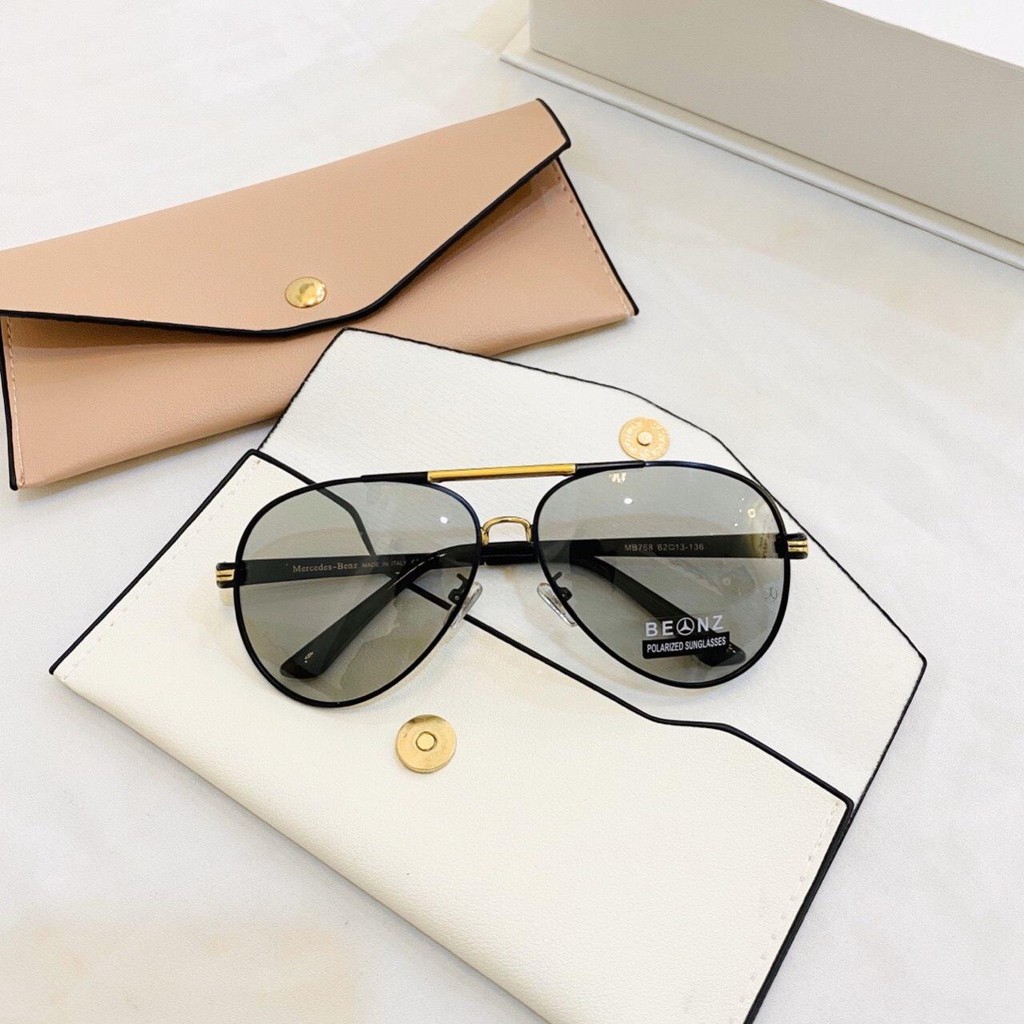 Kính mát nam cao cấp tròng kính đổi màu khi đi ra nắng, đổi màu theo nhiệt độ - Mắt kính chống tia UV kiểu mới JJMER768 | BigBuy360 - bigbuy360.vn