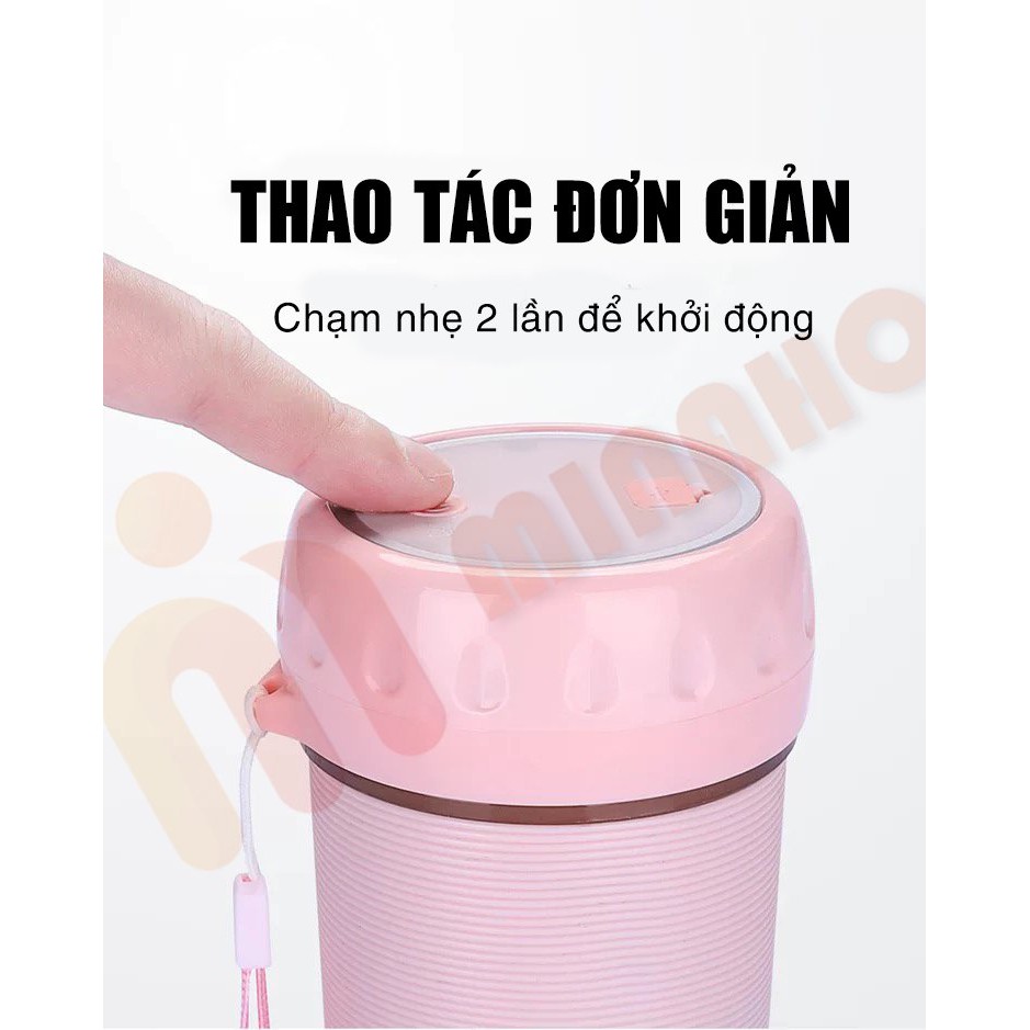 Máy xay sinh tố, máy ép hoa quả mini cầm tay Minaho, nhỏ gọn, siêu tiện lợi.