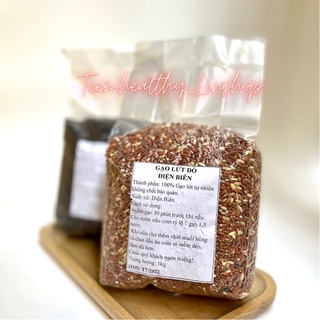 1Kg Gạo Lứt Đỏ Dẻo Điện Biên Eatclean