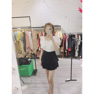 Áo cộc tay bánh bèo