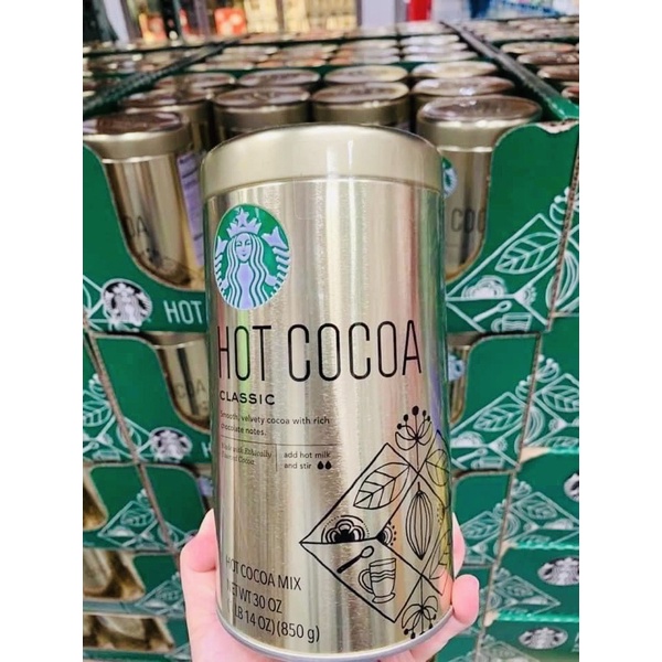 Bột Cacao Hot Cocoa Starbucks Mỹ 850g
