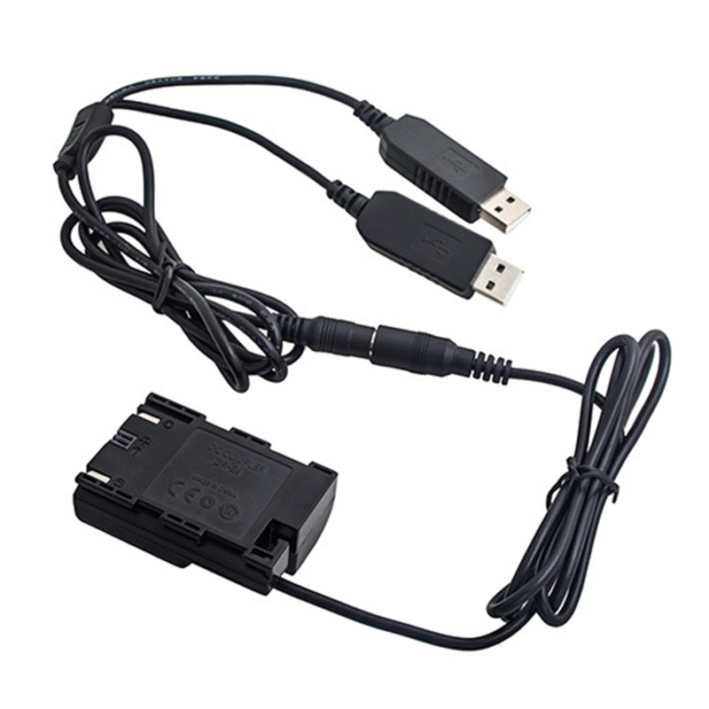 Dây Cáp USB Kép DR-E6 Ổn Định Pin Tiên Tiến LP-E6 Cho 5D2