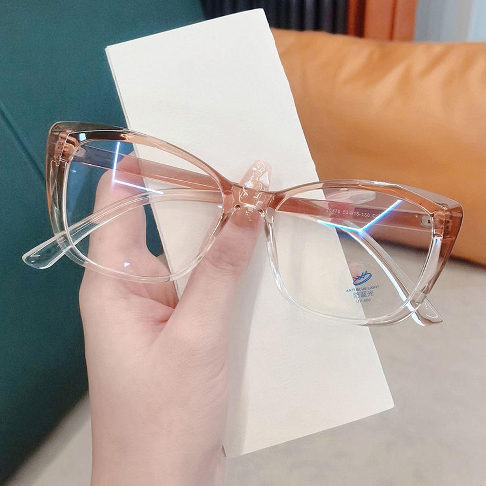 Mắt Kính Chống Bức Xạ 0 Độ Màu Sắc Gradient Chống Ánh Sáng Xanh Phong Cách Cổ Điển