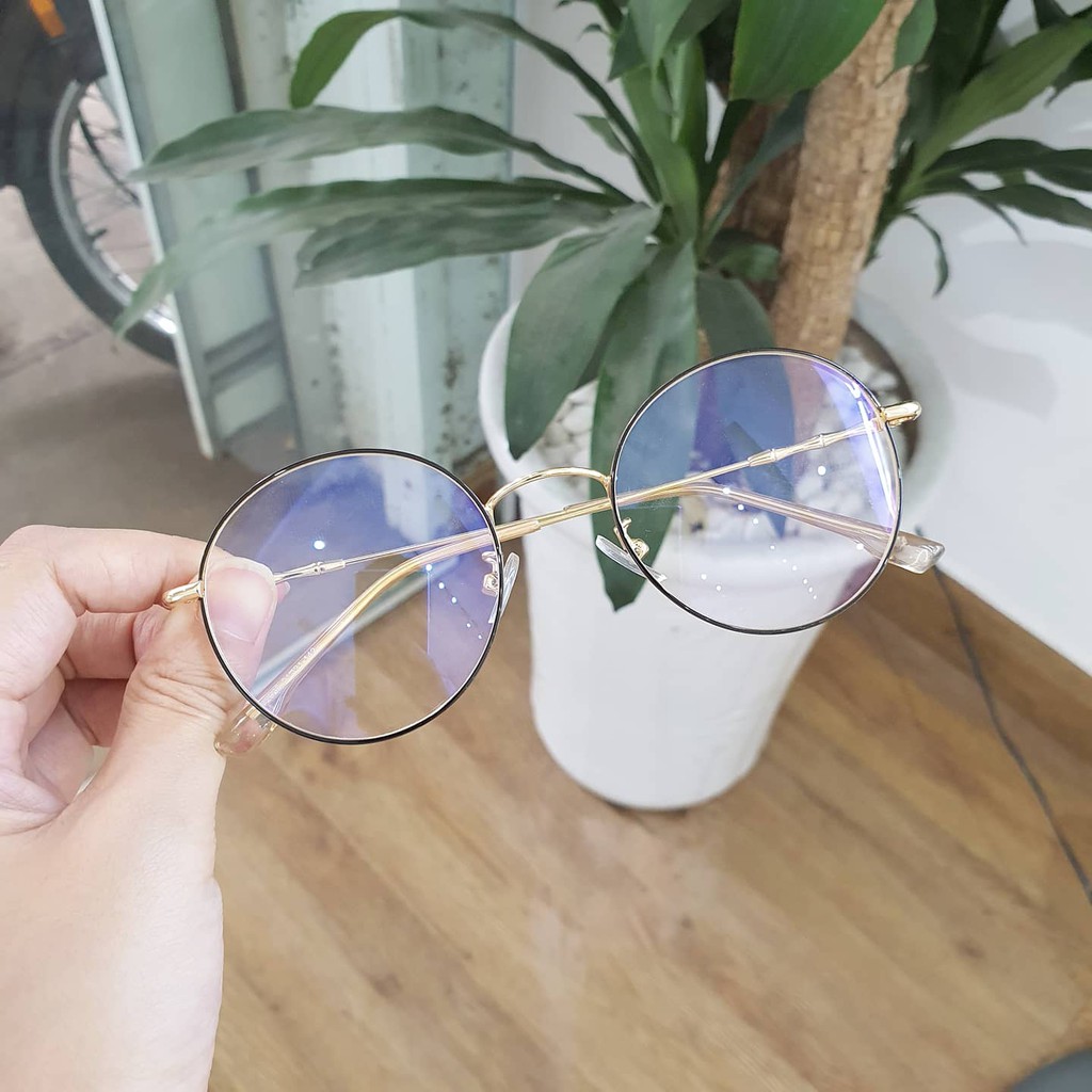 Gọng kính cận nam nữ tròn vintage nhỏ càng kim loại thanh mảnh dễ thương Lani 72325 - Lắp Mắt Cận Theo Yêu Cầu | BigBuy360 - bigbuy360.vn