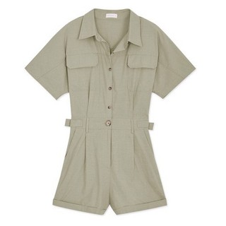 Jumpsuit ngắn cổ sơ mi cá tính nữ Air Space 2121828005