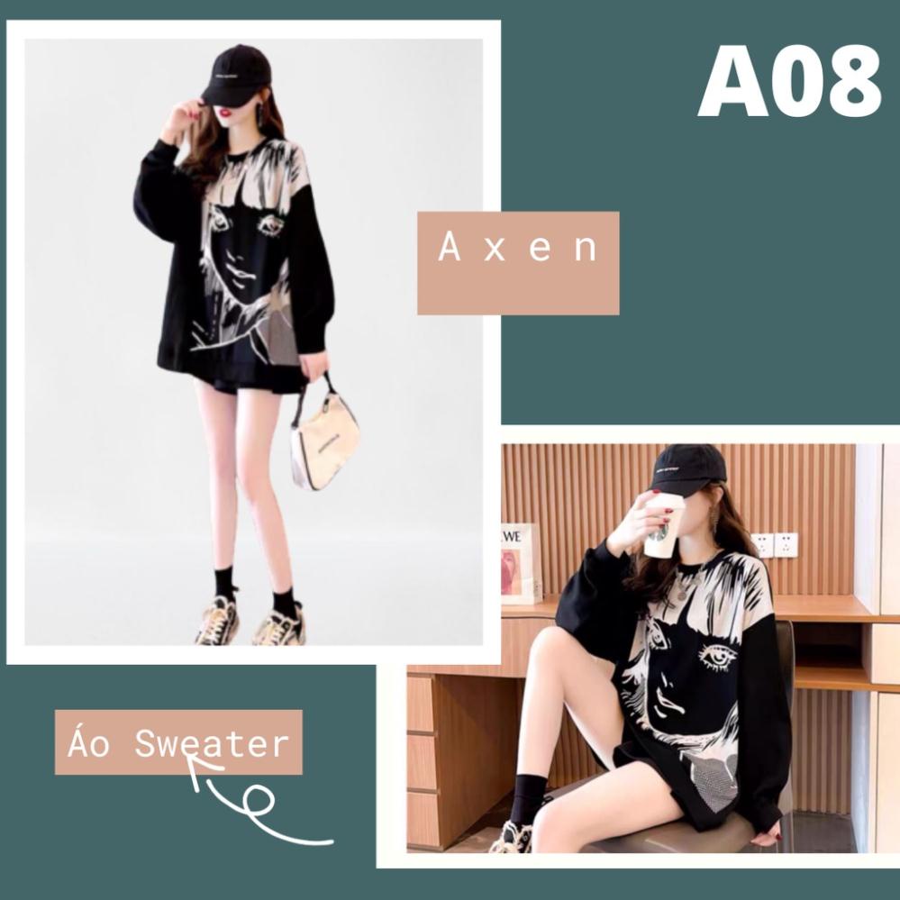 A09 CAO CẤP Áo Sweater unisex cổ tròn, tay bồng, chất nỉ bông mềm (A09) OR | BigBuy360 - bigbuy360.vn