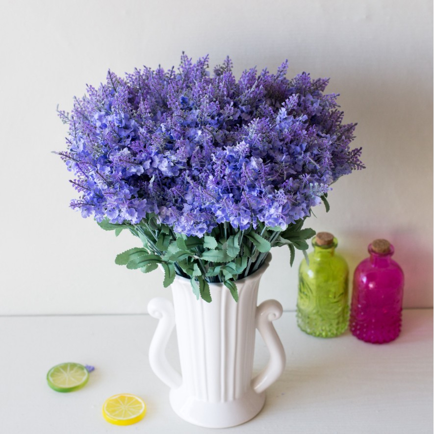 NHÁNH HOA LAVENDER 🌻FREESHIP🌻 Hoa giả để bàn phòng khách đẹp ML22