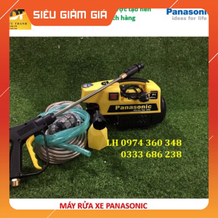 Cam kết Chính hãng Máy rửa xe PANASONIC công suất 300W. Bảo hành 12 tháng.