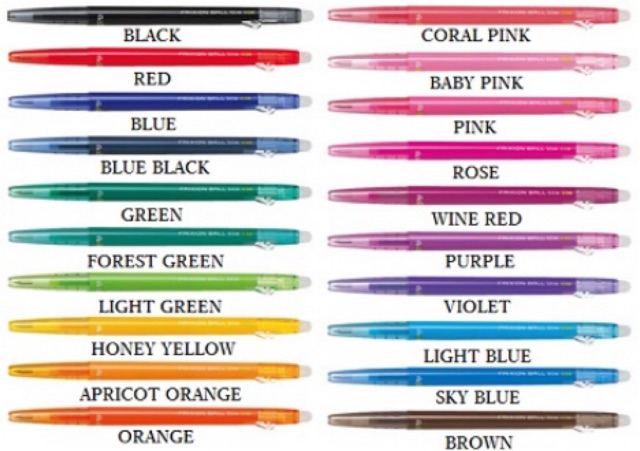 BÚT BI XÓA PILOT FRIXION 0.38MM