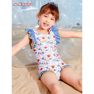Bộ bơi bé gái liền thân Kappa chính hãng 6-33kg