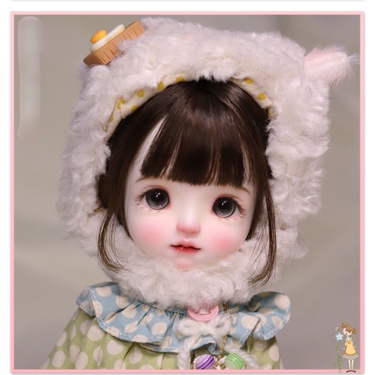 Búp bê BJD 1/6 em bé dễ thương đáng yêu