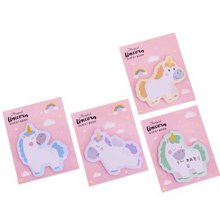 Giấy note ngựa unicorn chibi t10s4.48-2019