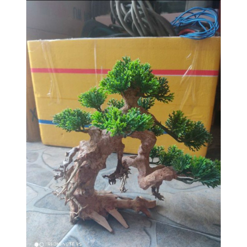 Lũa bonsai ghép cây giả, lũa bonsai thủy sinh, trang trí bể thủy sinh