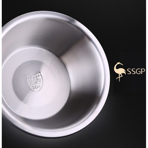 THAU INOX CAO CẤP SIZE 26cm SIÊU ĐẸP - THAU ĐỰNG INOX CHẤT LƯỢNG