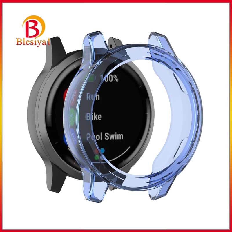 [BLESIYA1]Smart Watch TPU Protective Case Cover For Garmin vivoactive 4 Active White