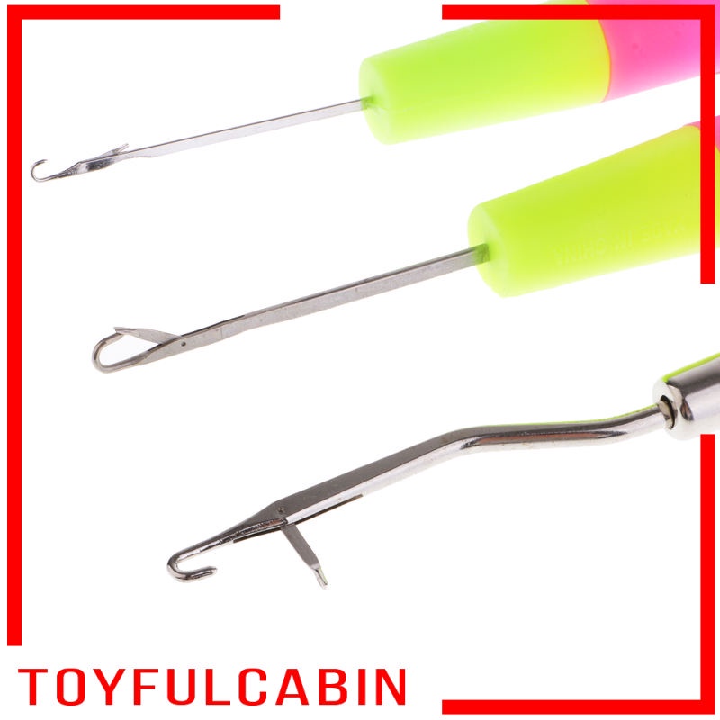 [Toyfulcabin] Set 5 Kim Móc Len Cho Tóc Bện Micro Dread Locking