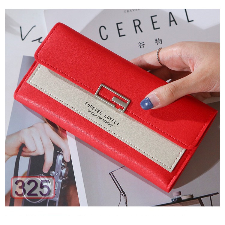 Ví Dài Nữ Forever Young Hot Trend 325 Khóa Cách Điệu Siêu Xinh