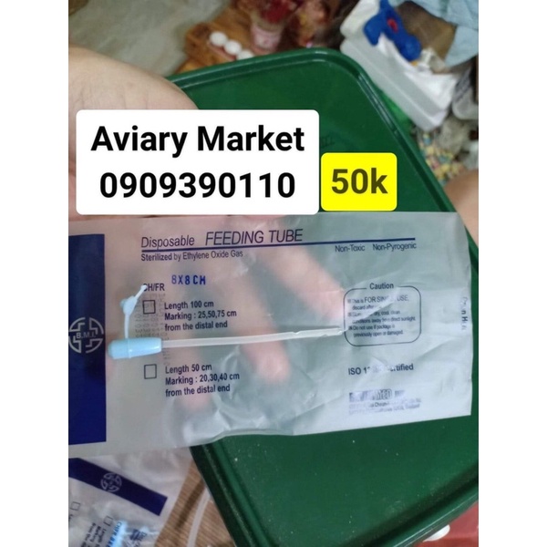 Ống đút vẹt con chuyên dụng hàng Thái.