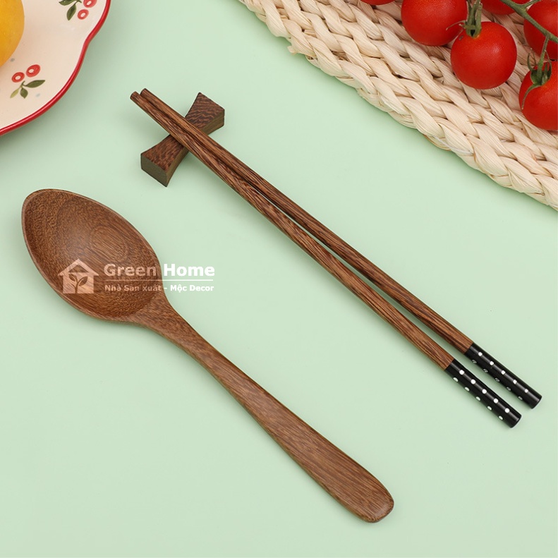 Combo Bộ Ăn Tiện Lợi Cao Cấp Gồm Thìa - Đũa - Hộp Đựng Dành Cho Cá Nhân Phù Hợp Với Văn Phòng Khách Sạn