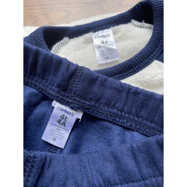 Bộ nỉ phối lông Carter dư xịn đét