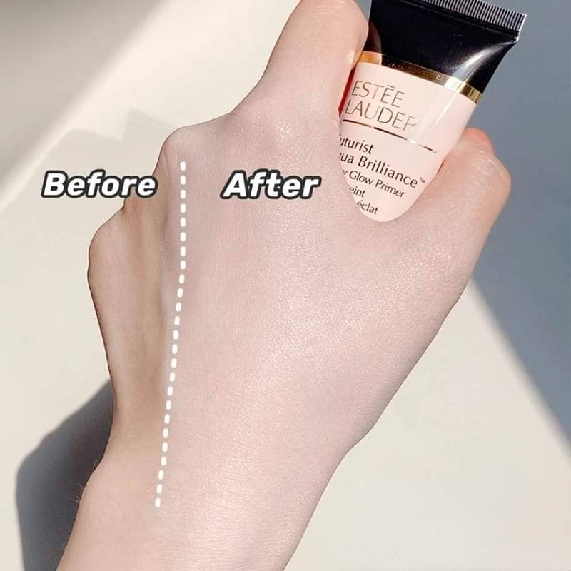 Kem lót Estee Lauder Futurist Aqua Brilliance Watery Glow Primer tăng độ ẩm, giúp da trông khỏe mạnh và rạng rỡ hơn 15ml