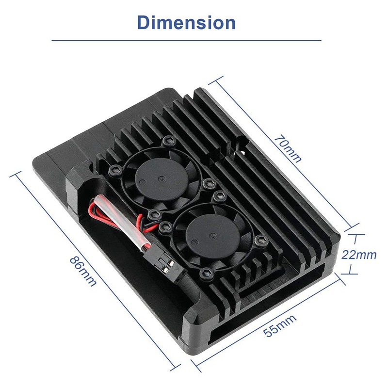 Vỏ Kim Loại Bảo Vệ Cho Raspberry Pi 4b