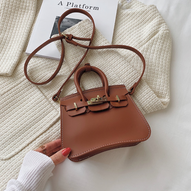 Túi xách đeo chéo hình vuông nhỏ gọn phong cách retro thời trang mới năm 2021