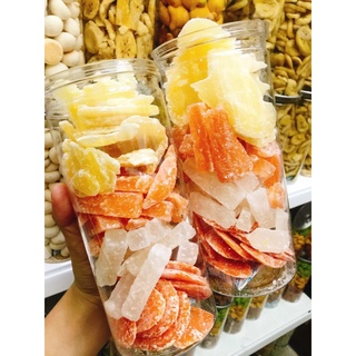 Hủ pet 550g mứt tứ quý mix nhiều loại