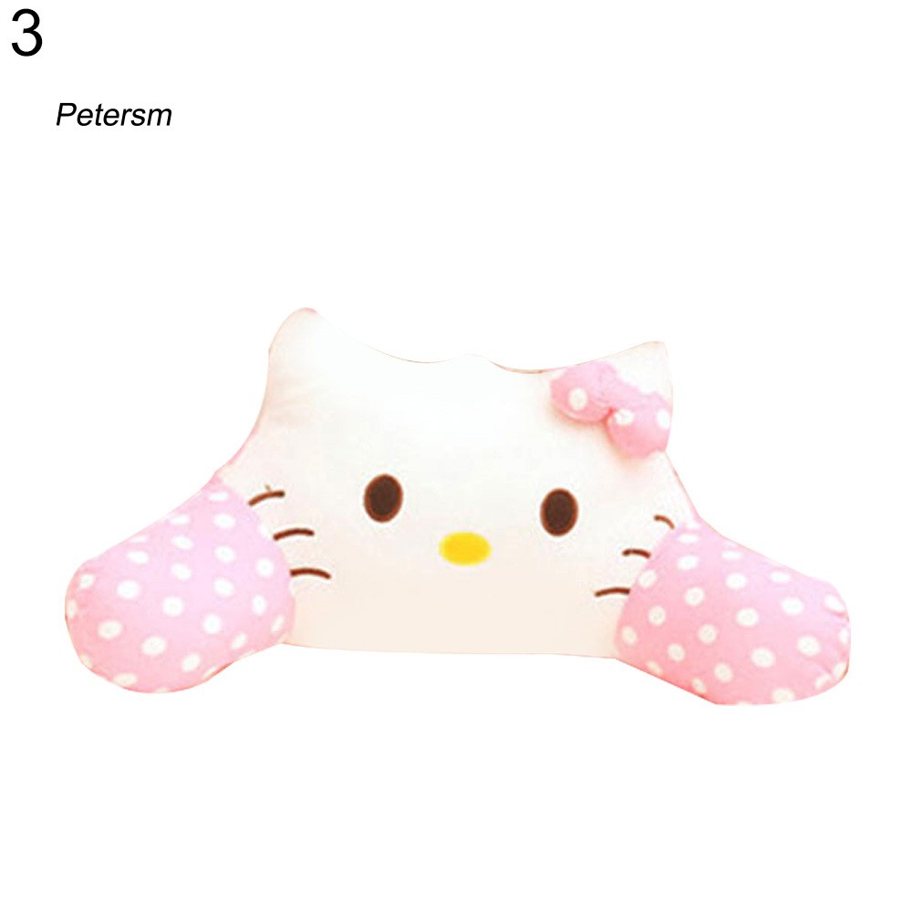 Gối Tựa Đầu Xe Hơi Mềm Mại Thiết Kế Hello Kitty Đáng Yêu