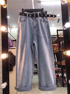 Thắt lưng khoen xích nhiều lổ - nịt unisex