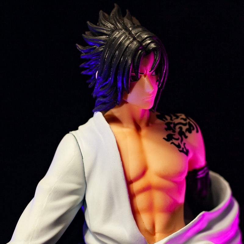 Naruto người lớn thần chú hải cẩu Sasuke Uchiha thần chú hải cẩu đóng hộp đồ trang trí mô hình anime làm bằng tay