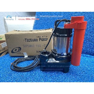 Máy Bơm Nước Tsurumi Nhật Bản 50W, 100W, 150W, 200W, 400W. Bơm Luồng, Bơm Xả Cặn Có Phao Chống Cạn