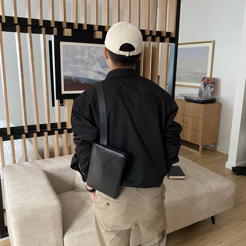 ÁO SƠ MI NAM - HEE BY OHI - Màu Đen Cotton 100%