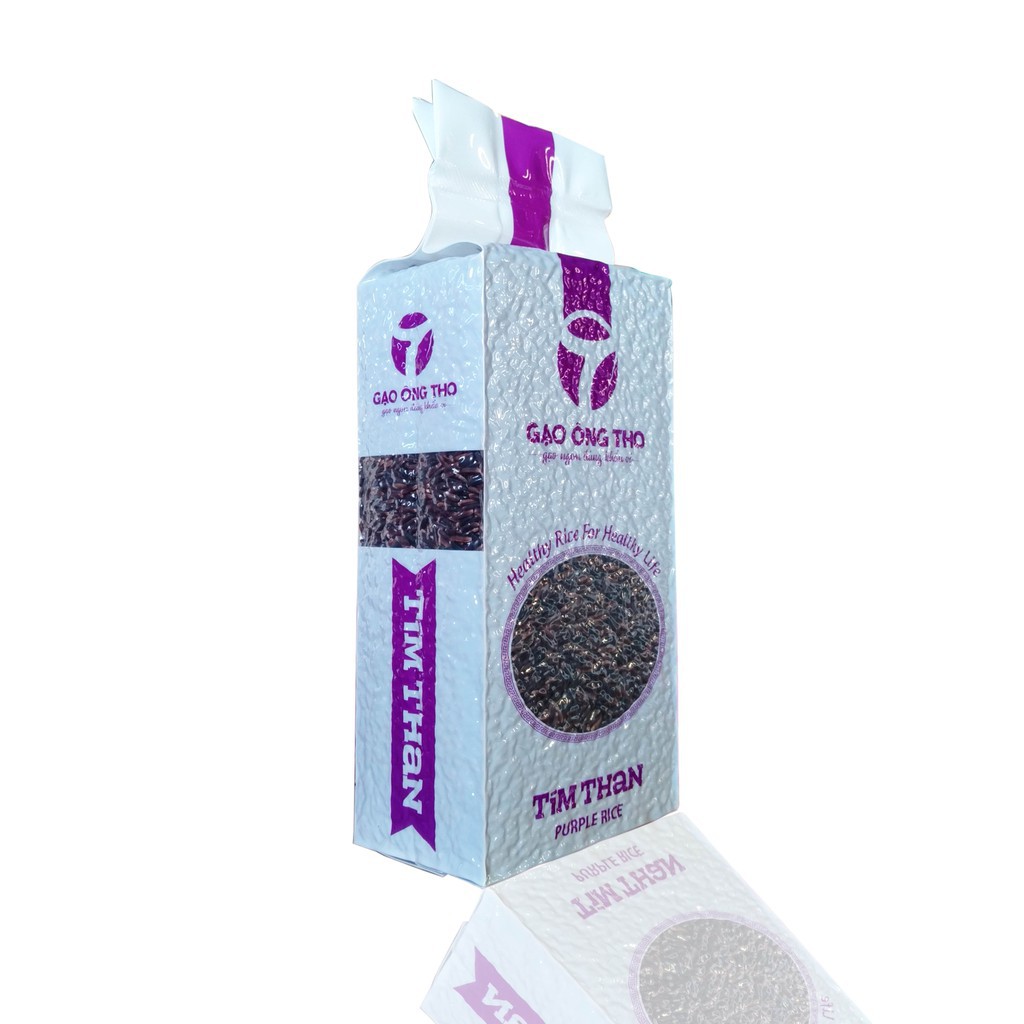 Gạo Lứt Tím Than 1Kg - Gạo Ông Thọ - Đặc sản Sóc Trăng, Cơm thơm mềm dẻo, tốt cho người tiểu đường, giảm cân | BigBuy360 - bigbuy360.vn