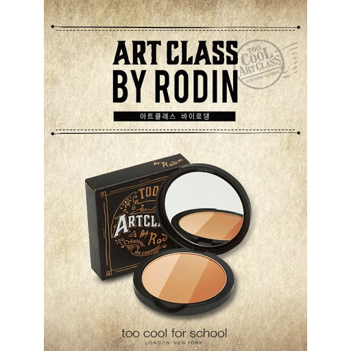 Phấn Tạo Khối Too Cool For School Art Class By Rodin Với 3 Ngăn Màu Chuẩn Makeup