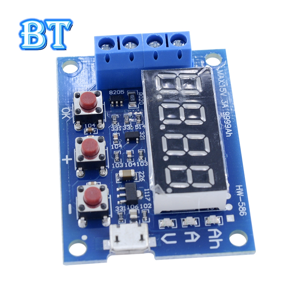 Máy Phân Tích Kiểm Tra Tải Trọng Pin Li-ion Lithium 18650 ZB2L3 LED Kỹ Thuật Số