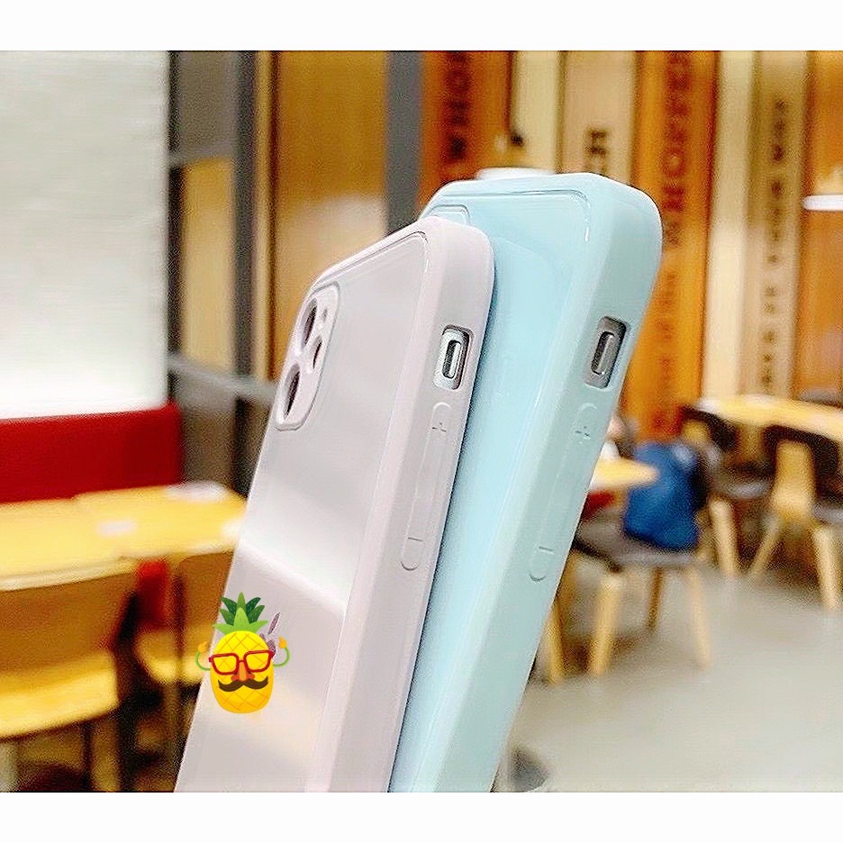 [VIỀN VUÔNG 12 ]Ốp Viền vuông chống bẩn, Lưng kính MEKA viền dẻo BẢO VỆ CAMERA IPHONE 7 8 / PLUS X XS 11 12 / PRO / MAX