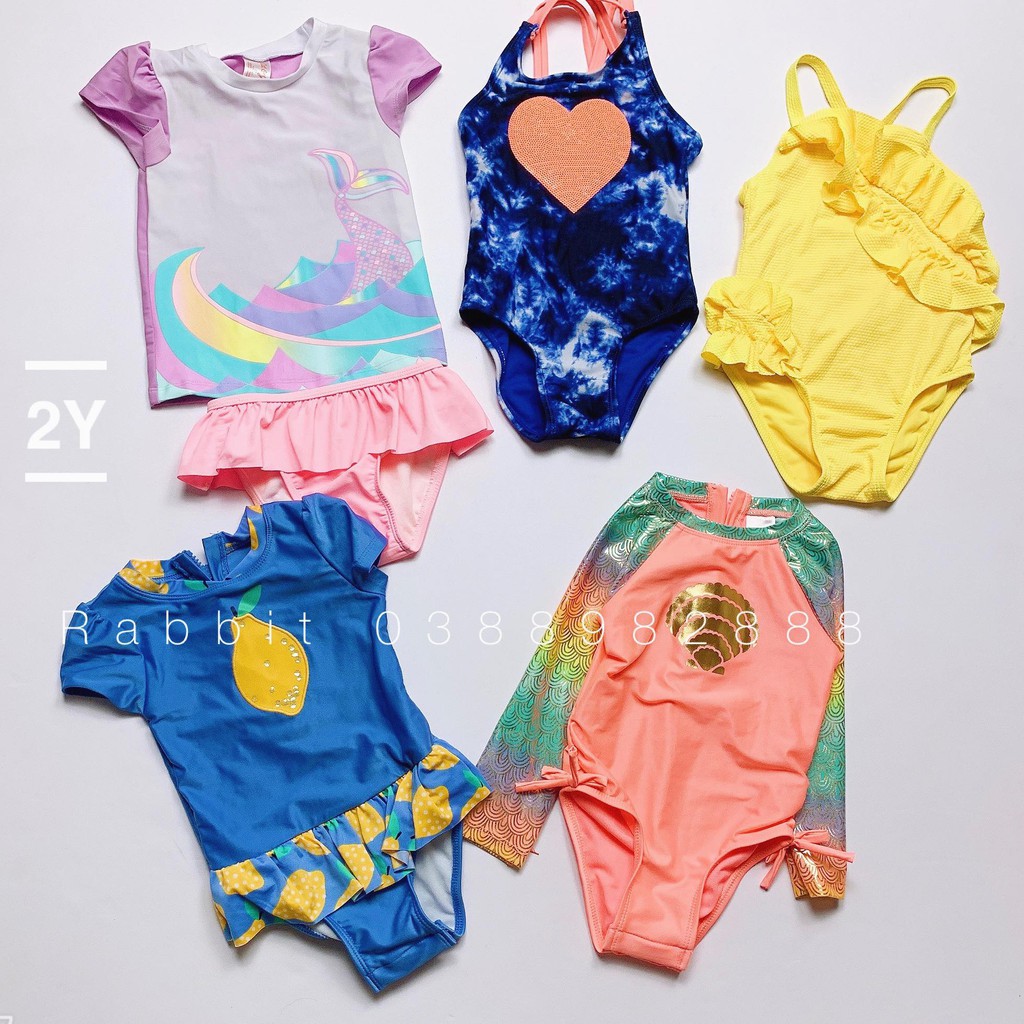 Swimsuit Cat&amp;jack bé gái - RABBITSHOP( HÀNG SALE KO ĐỔI TRẢ)