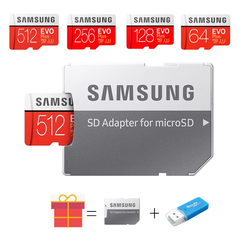 Thẻ nhớ MicroSDHC Class10 tốc độ cao 80MB/S chất lượng cao dung lượng 32GB 64GB 128GB 256GB 512GB