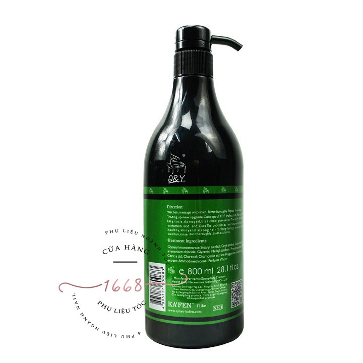 DẦU XẢ HOÀN HÌNH KAFEN CHÍNH HÃNG MẪU MỚI 800ML