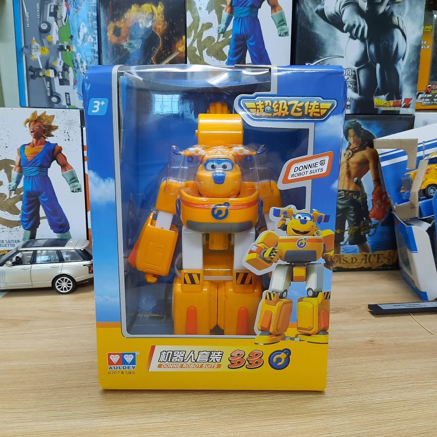 Super wings đội bay siêu đẳng Robot Biến Hình Kết Hợp Xe Cứu Hộ Nhỏ mô hình Donnie Thông Minh