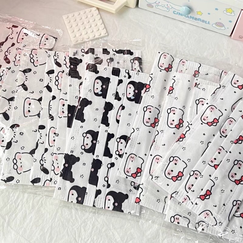 Khẩu trang dễ thương in hình hoạt hình