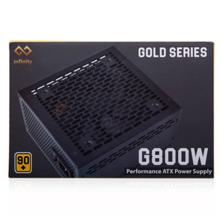 Nguồn máy tính Infinity Gold G800W - 80 Plus Gold - Active PFC - Full Modull