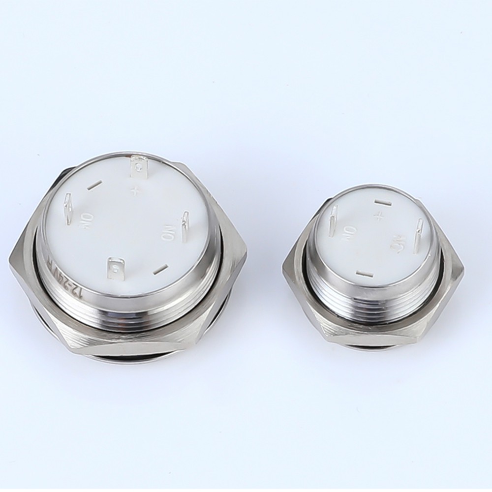 Công Tắc Nhấn Áp Suất Đèn led 19mm 22mm 12v 220v 24v Chống Thấm Nước