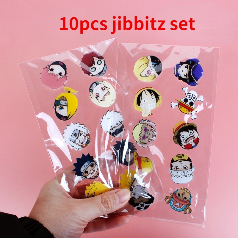 Set 10 Ghim Trang Trí Giày Hình Nhân Vật Hoạt Hình Ultraman Jibbitz