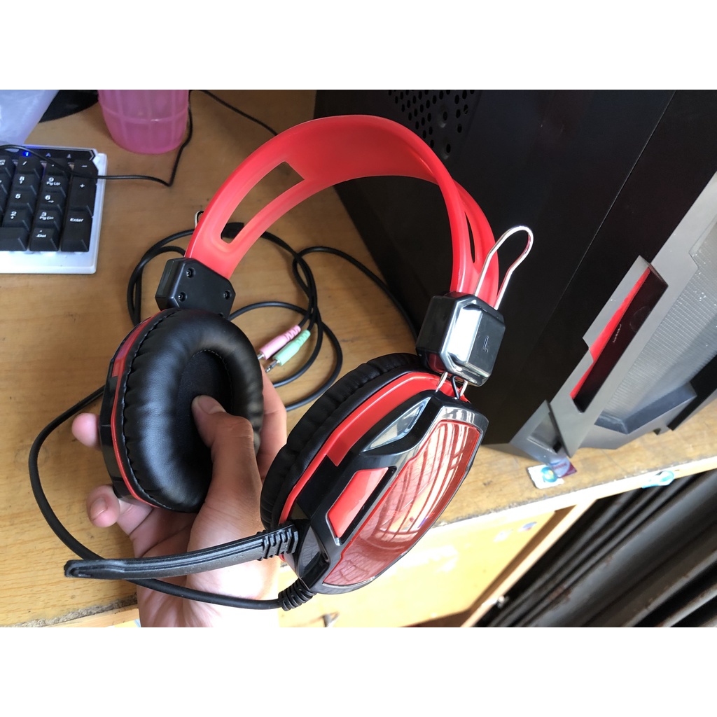Tai nghe gaming SPtech stereo music headset.