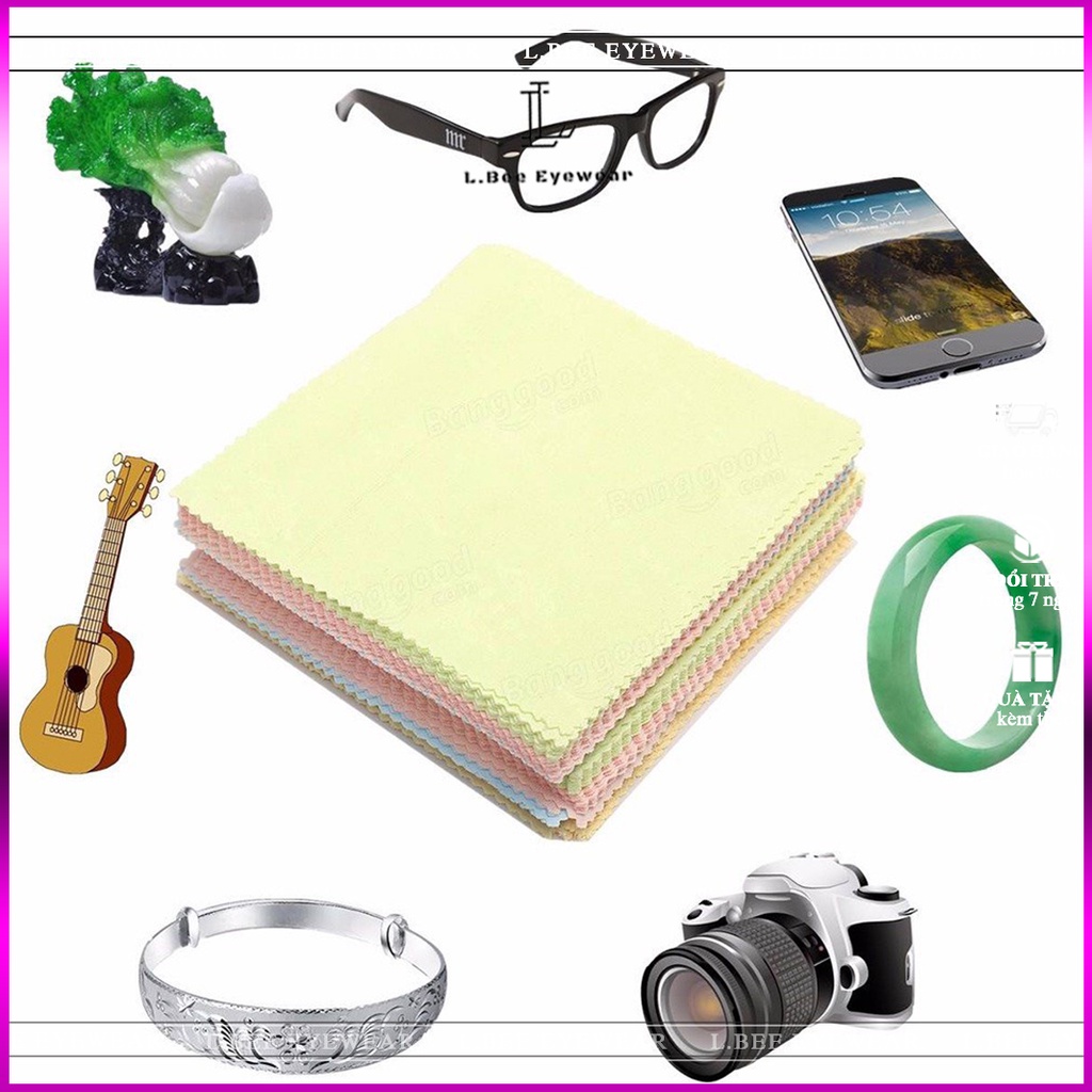 Khăn lau kính thiết kế màu sắc đa dạng trẻ trung L.BEE EYEWEAR nhiều công dụng đa năng