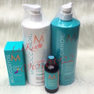 Sét dầu gội xả + tinh dầu phục hồi dưỡng ẩm moisture repair shampoo 1000ml x 2