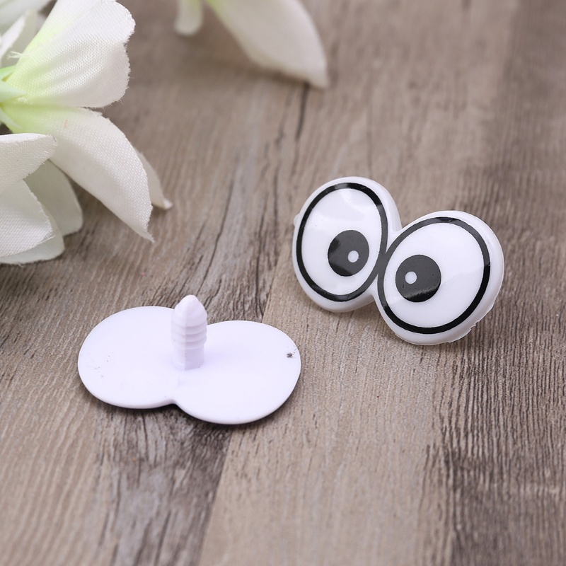 Bộ 100 Phụ Kiện Trang Trí DIY Hình Đôi Mắt Nhiều Kích Cỡ Khác Nhau Dễ Thương Có Thể Tháo Rời