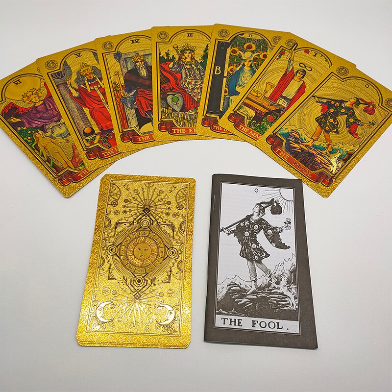 Bộ bài Gold foil Tarot The Fool phiên bản Cao Cấp